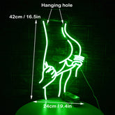 Back Side Sexy Lady Sign